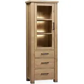 Maxfurn Vitrinekast Newcastle Klein - Lamulux - Barley -