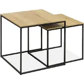 Maxfurn Salontafel Floris 2-delig - Lamulux - Vierkant -