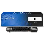 PrintAbout Huismerk Canon C-EXV 55 BK Toner Zwart