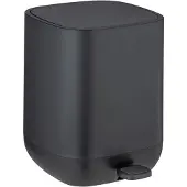 Wenko Davos pedaalemmer 5 liter zwart mat