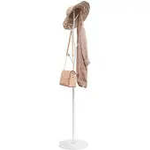 vidaXL Kapstok 177 cm gepoedercoat ijzer wit