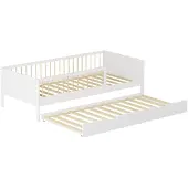 Happy Garden Kinder onderschuifbed 190x90cm wit ADAM