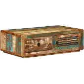 vidaXL Salontafel 89x55x29 cm massief gerecycled hout