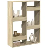 vidaXL Kamerscherm 100x33x135 cm bewerkt hout sonoma eikenkleurig