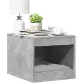 vidaXL Kattenbakkast 47x59x42 cm bewerkt hout betongrijs