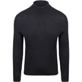 Suitable Coltrui Rib Merino Navy | Donkerblauw | Maat XL