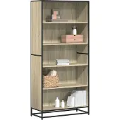 vidaXL Boekenkast 80,5x35x170,5 cm bewerkt hout sonoma eikenkleurig