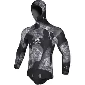 H.dessault By C4 Black Side 5 Mm Spearfishing Jacket Zwart S Man