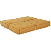 vidaXL Modulebankeenheid 2 st Stof Geel 140 x 70 x 36 cm