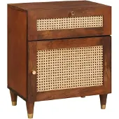 vidaXL Nachttafels met lade 50 x 33 x 60 cm Massief Mango Hout