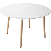 Happy Garden Ronde tafel 120cm wit MARTHA