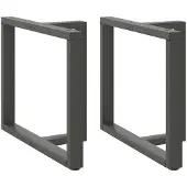 vidaXL Eettafelpoten 2 st T-vormig 90x35x(72-73) cm staal antraciet