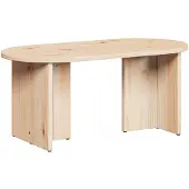vidaXL Salontafel, naturel, 80 x 39,5 x 35 cm, massief grenenhout