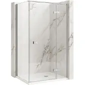 REA Atlas 80X100 Right - Douchecabine - Chrome - 80X100X200Cm