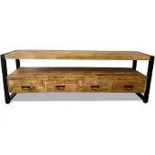 WGXL Collection TV Meubel Paul - Mangohout - 180 cm -