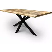 WGXL Collection Boomstamtafel Mangohout - Live Edge - Spinpoot - 260 cm -