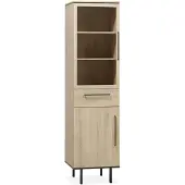 Maxfurn Vitrinekast Santorini - Lamulux - Fresh oak -