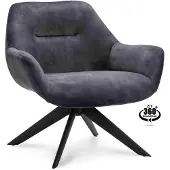 WGXL Collection Fauteuil Clinton - Stof Adore - Antraciet -