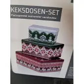 Ernesto Koektrommel 3-delig - Kerst Motieven - 3 Verschillende