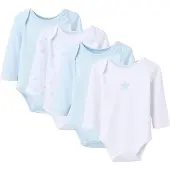 Zippy 3107468201 Body Met Lange Mouwen 4 Eenheden Veelkleurig 3-6 Months