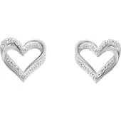 Orphelia 'Cecilia' Dames 925 Sterling Zilveren Stud Oorbellen - Zilver ZO-7584