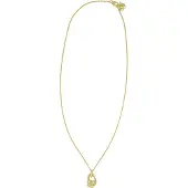 Orphelia Dames 925 Sterling Zilveren Ketting met Hanger - Goud ZH-6020/2