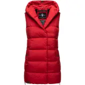 NAVAHOO Bodywarmer 'Madilynaa' vuurrood