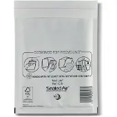 Mail lite luchtkussenenvelop wit 150 x 210 mm - C/0 zelfklevend (200 stuks)