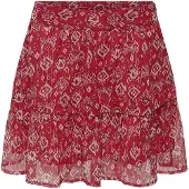 ONLY Harper Lurex Korte Rok Rood S Vrouw