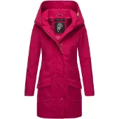 MARIKOO dames softshelljas – Mayleen, waterafstotend met capuchon