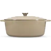Salt & pepper Braadpan Kookpot 41x26cm gietijzer beige Ferno