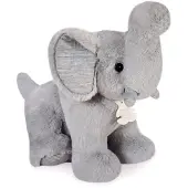 Doudou et Compagnie Preppy Chic Olifant, grijs 35cm (35 cm)