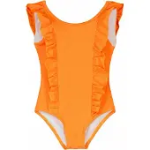SuperCute baby badpak oranje met drukknopen maat 74/80