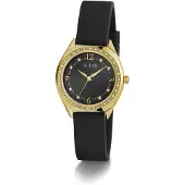 GUESS Analoog horloge 'Charlotte' goud / zwart