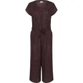 Kaffe Jumpsuit 'Beathe' kastanjebruin / zwart