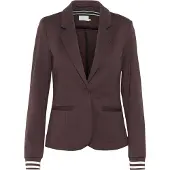 Kaffe Blazers 'Kinnie' chocoladebruin / wit