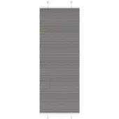 vidaXL Plissé rolgordijn 75x200 cm stofbreedte 74,4 cm antraciet