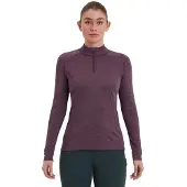 Montane Dart Half Rits Lange Mouw T-shirt Paars M Vrouw