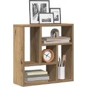 vidaXL Wandschap 45x16x45 cm bewerkt hout artisanaal eikenkleurig