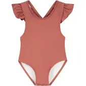 SuperCute badpak Terracotta met gekruiste bandjes maat 98