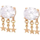 Gaya Oorbellen goud / wit