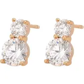 NAEMI Oorbellen rose-goud / transparant