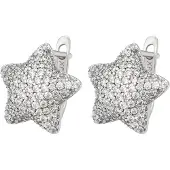 NAEMI Oorbellen zilver / transparant