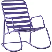 Beliani TURI - Schommelstoel - Blauw - Aluminium