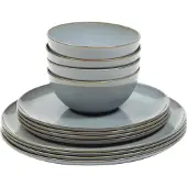 Serax - Anita Le Grelle Terres de rêves - Serviesset - Smokey Blauw - 12 stuks