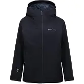 Peak Performance - Ski jassen - M Rider Tech Insulated Jacket Black voor Heren van Gerecycled Polyester - Maat S - Zwart