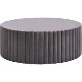 Beliani POZZA - Salontafel - Zwart - MgO