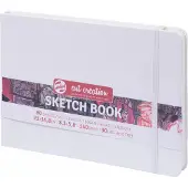 Talens schetsbook wit 14,8x21 140grams