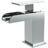 Aloni Square waterval wastafelkraan – Chroom