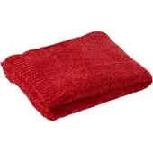 J-Line Blanket chenille polyester christmas red